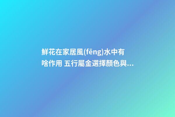 鮮花在家居風(fēng)水中有啥作用 五行屬金選擇顏色與對(duì)應(yīng)的方位風(fēng)水有